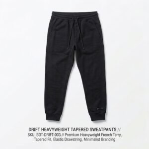 "Drift" Heavyweight Tapered Sweatpants
